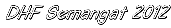 DHF Semangat 2012 font preview